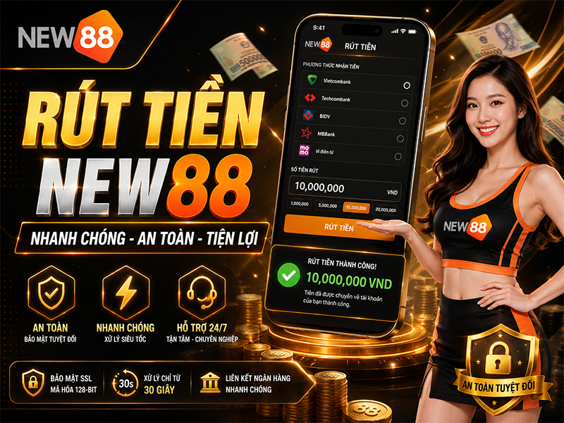 Hướng dẫn cách rút tiền NEW88